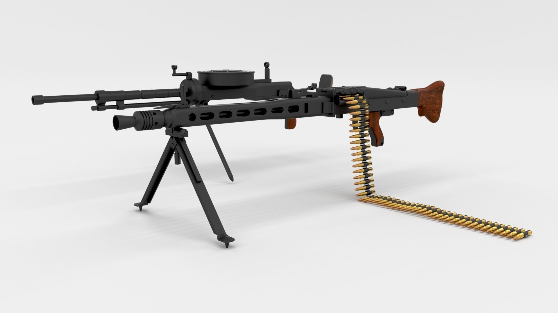 WW2 Machine Gun Pack 3D model_14