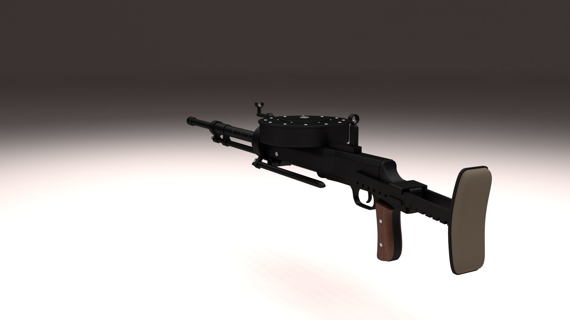 WW2 Machine Gun Pack 3D model_3