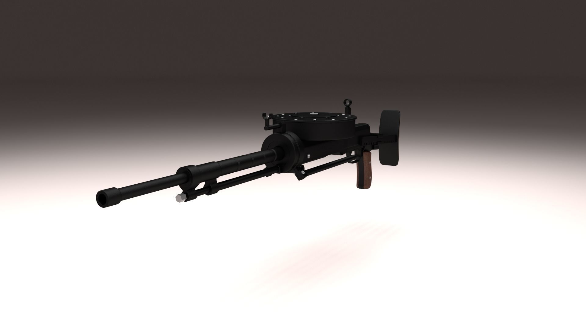 WW2 Machine Gun Pack 3D model_2