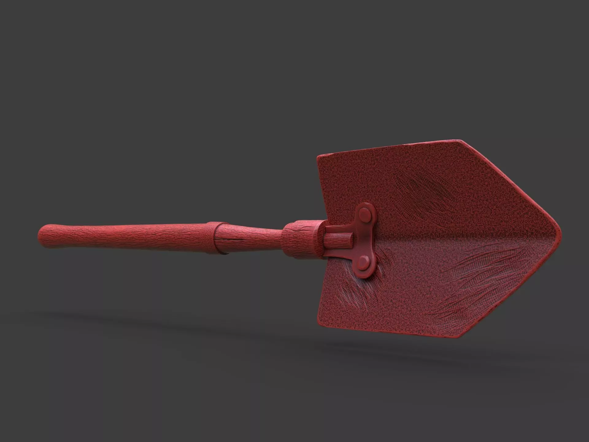 Old Steampunk Shovel 3D Printing 3D print model_0