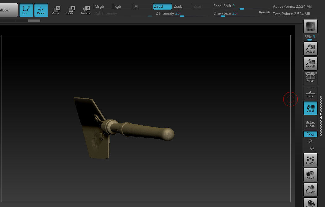 Old Steampunk Shovel 3D Printing 3D print model_12