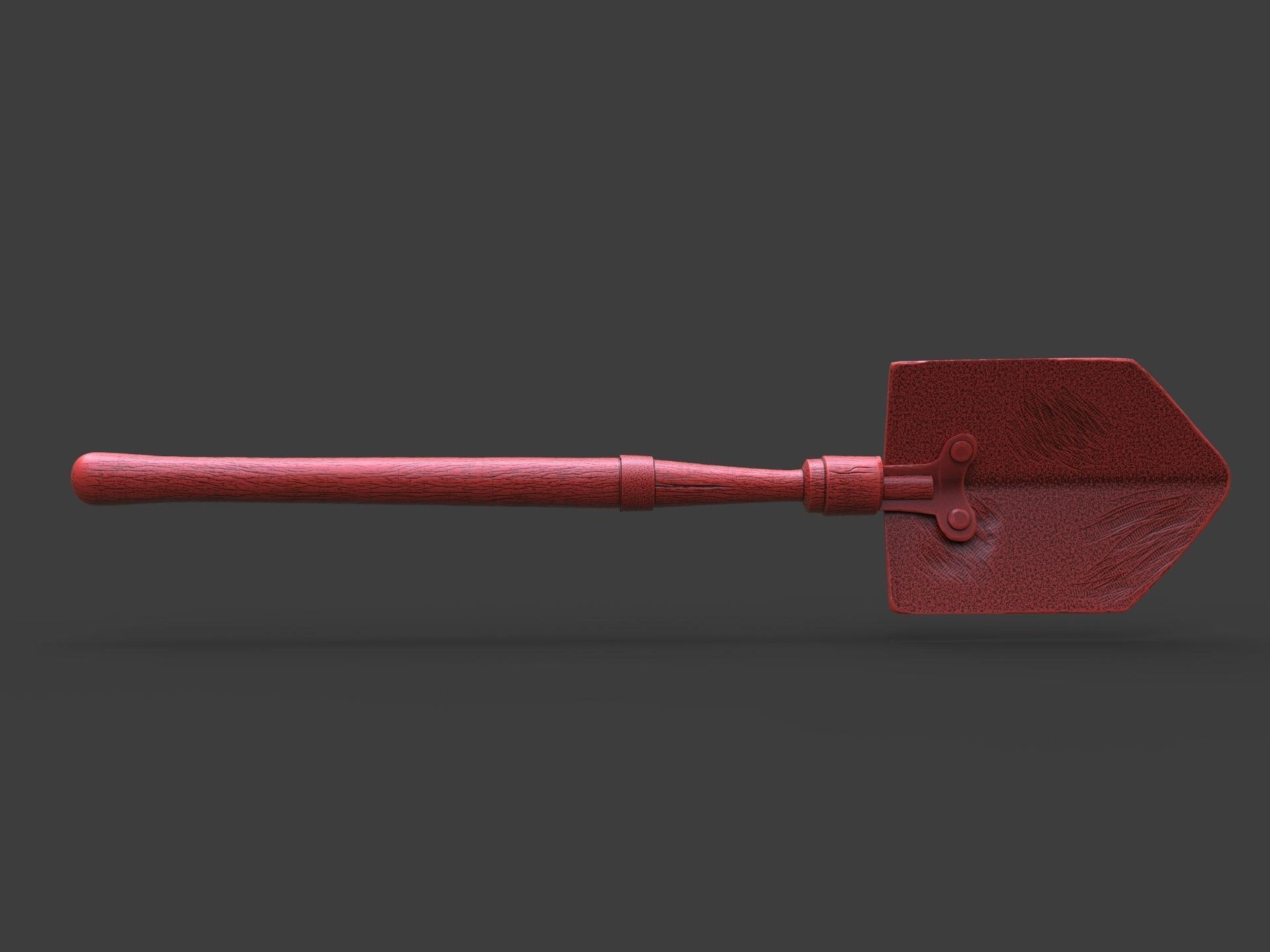 Old Steampunk Shovel 3D Printing 3D print model_1