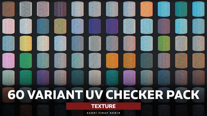 60 Variant UV Checker Pack Texture