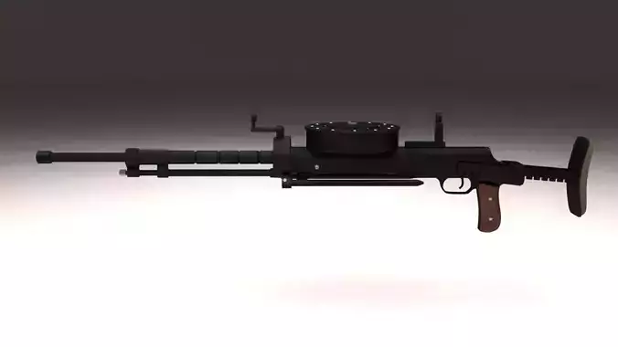 Degtyaryov DT Machine Gun