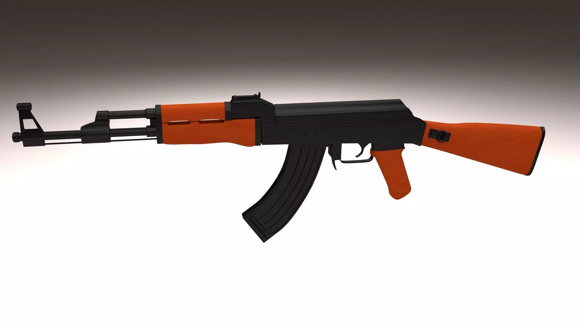 AK 47 3D model_0
