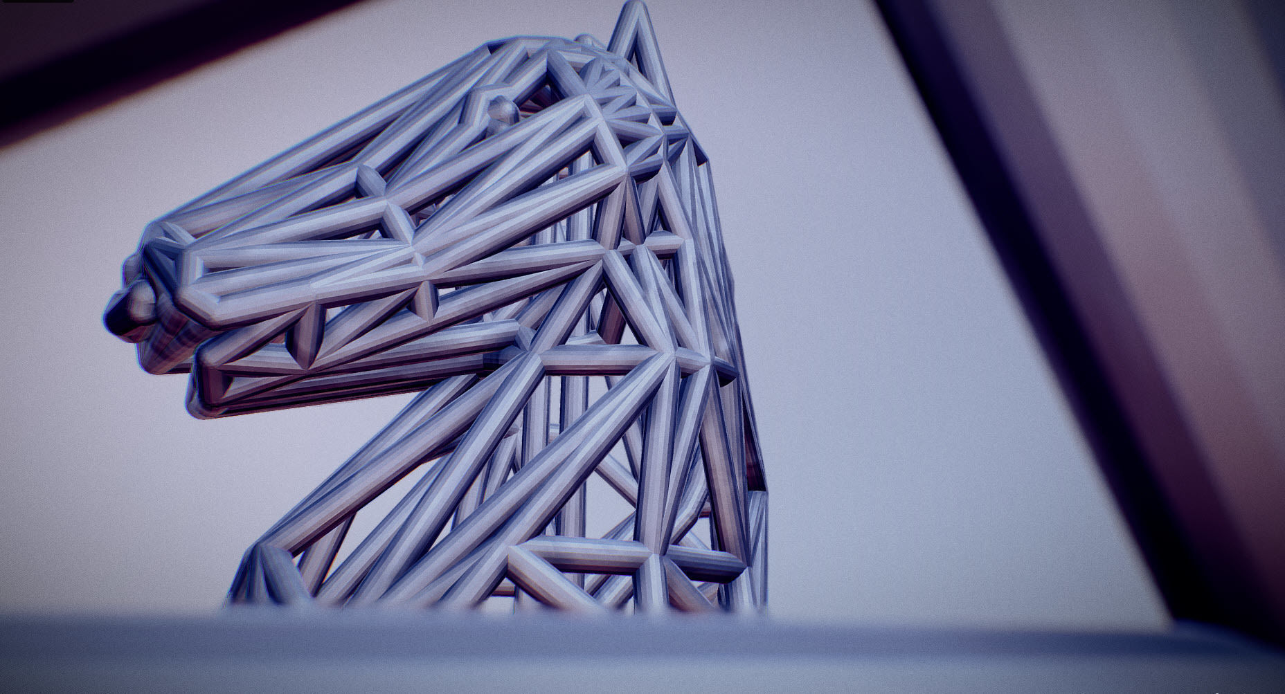 Knight chess piece 3D print model_41