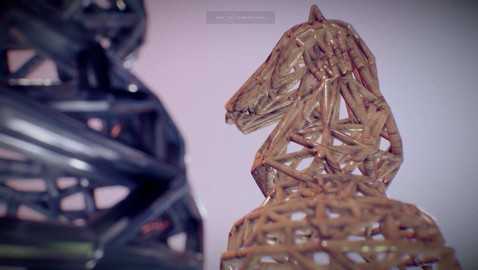 Knight chess piece 3D print model_25