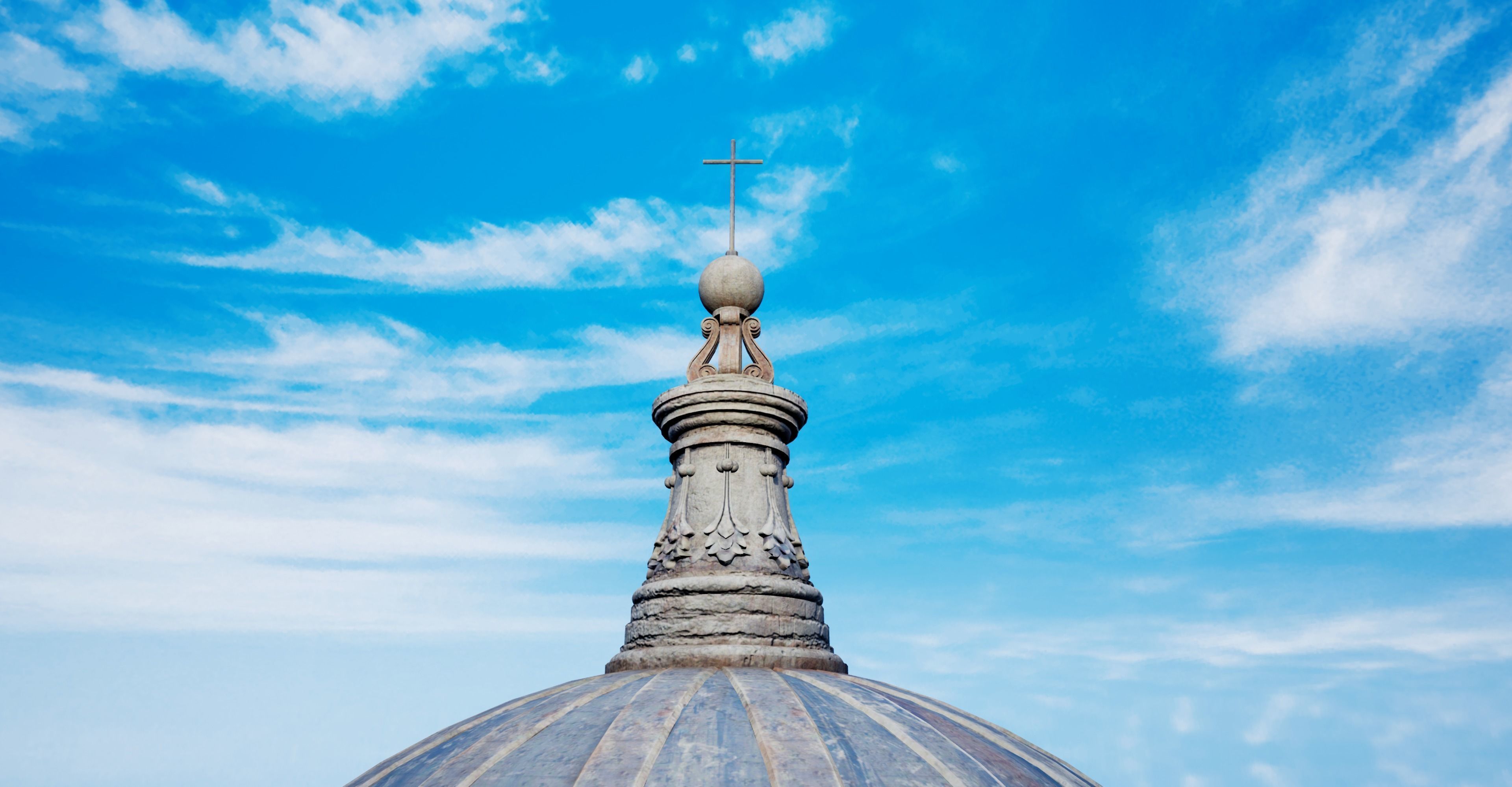 Tempietto of The Church of San Pietro Low-poly 3D model_1