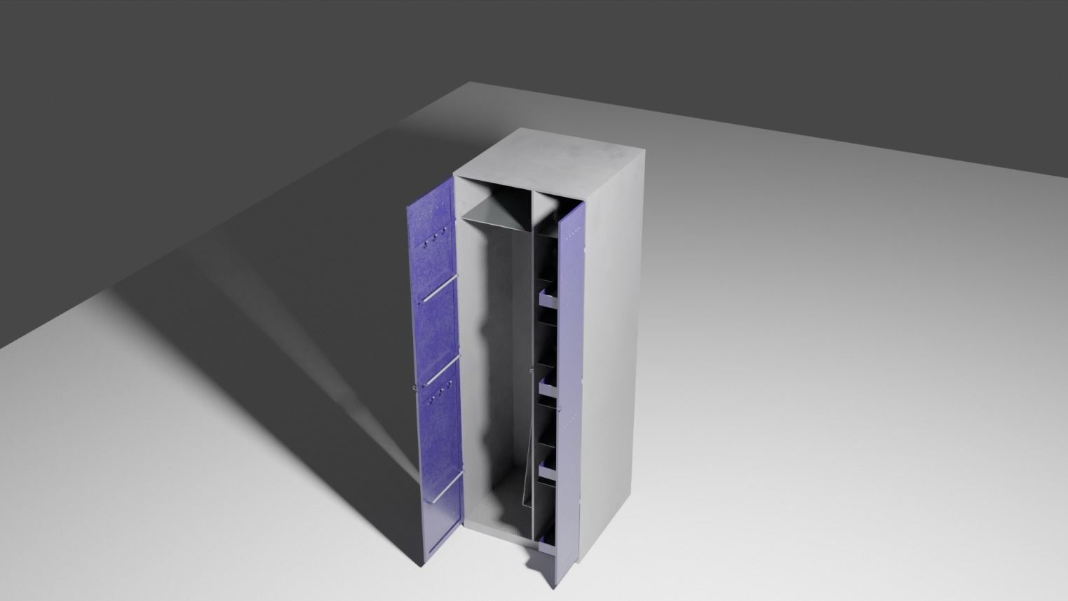 Weapon Locker 3D model_2