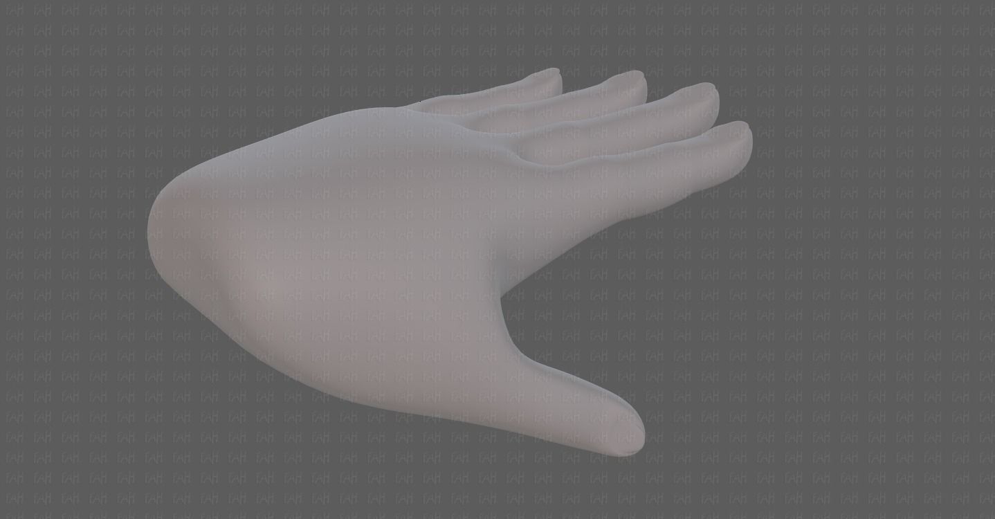 Hand Model V01 Low-poly 3D model_11