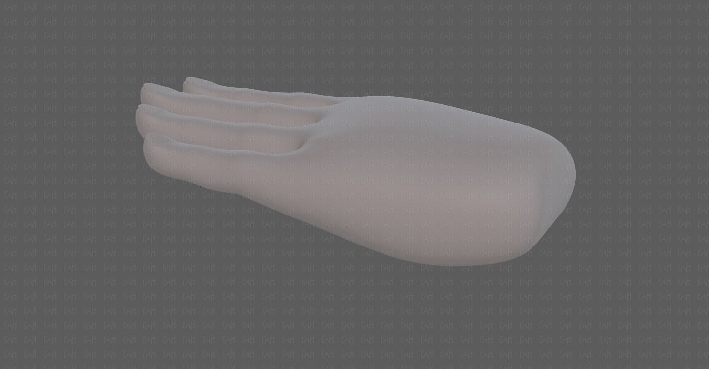 Hand Model V01 Low-poly 3D model_14