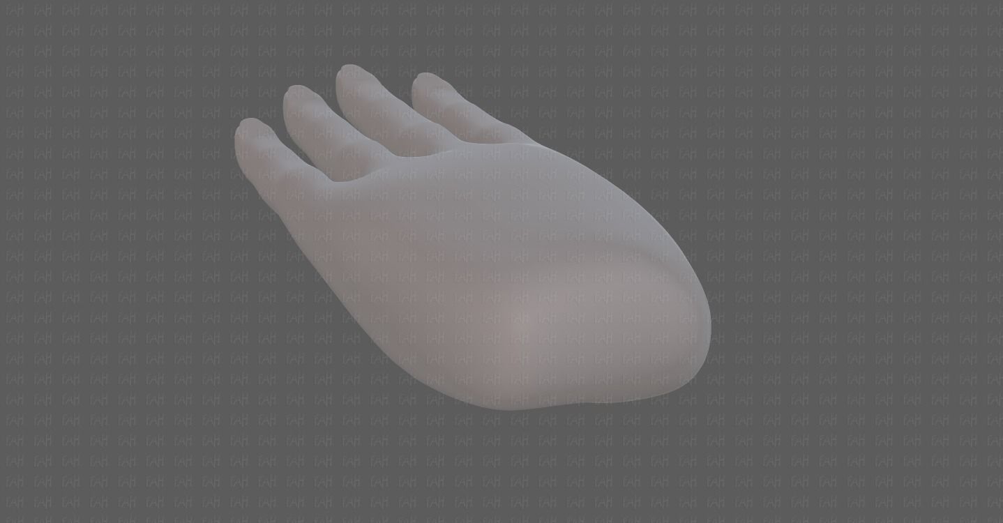 Hand Model V01 Low-poly 3D model_13