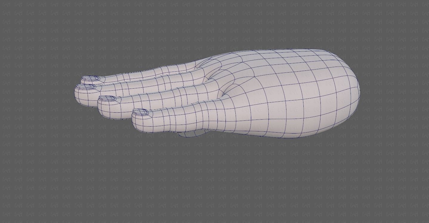 Hand Model V01 Low-poly 3D model_23