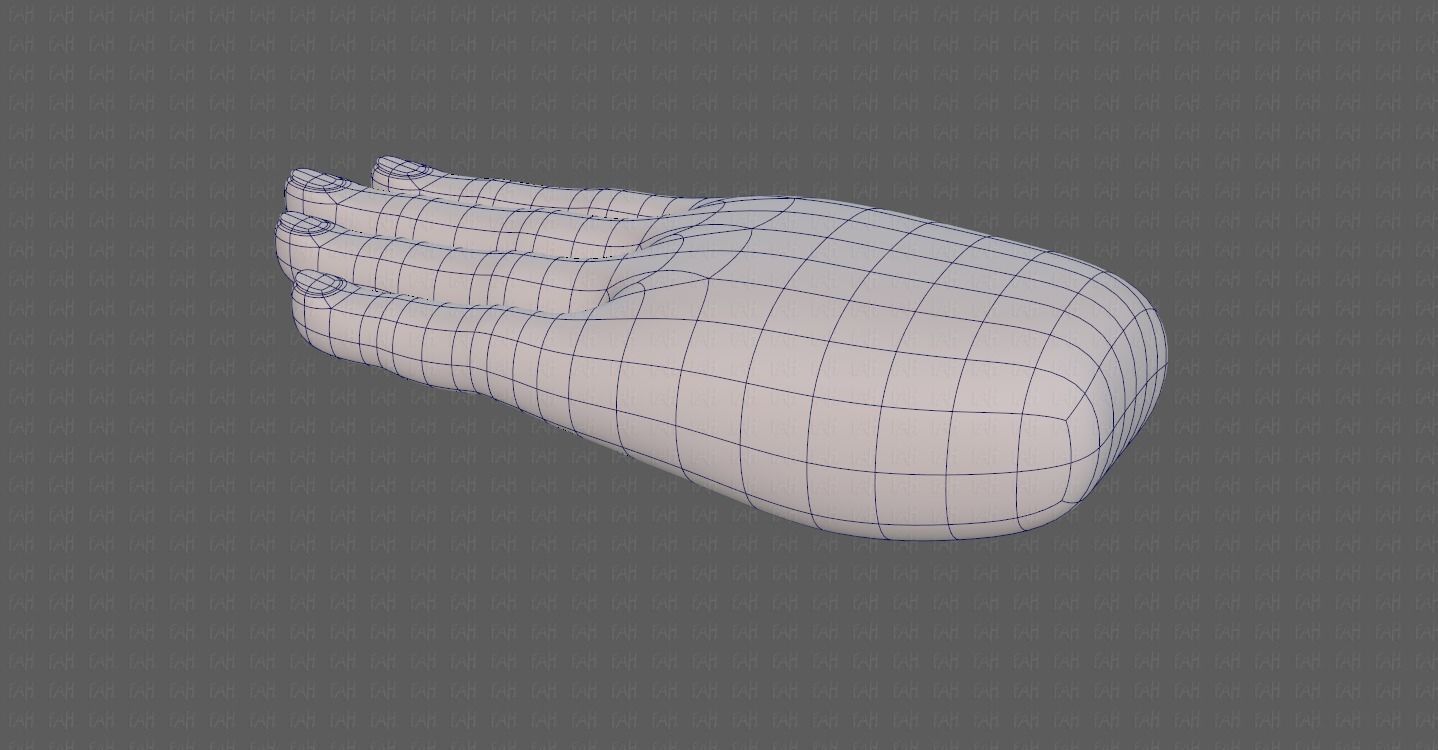 Hand Model V01 Low-poly 3D model_22
