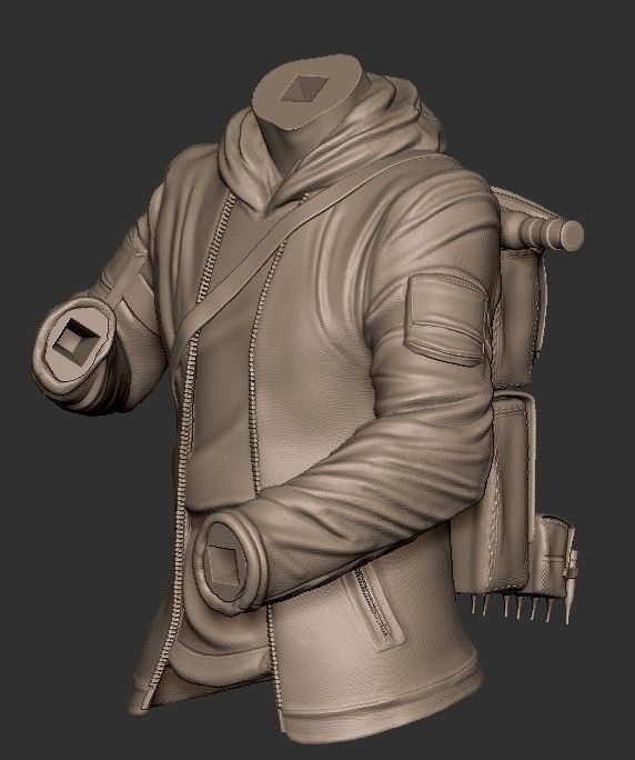 Soldier Darkzone agent STL  3D print model_11