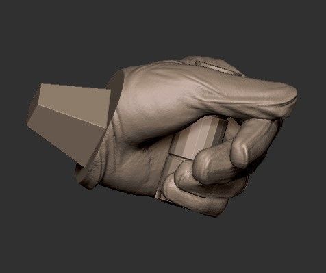 Soldier Darkzone agent STL  3D print model_17