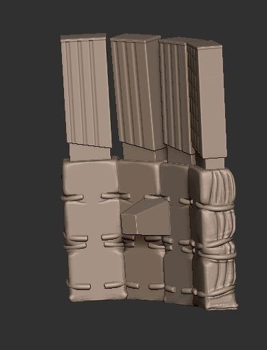 Soldier Darkzone agent STL  3D print model_12