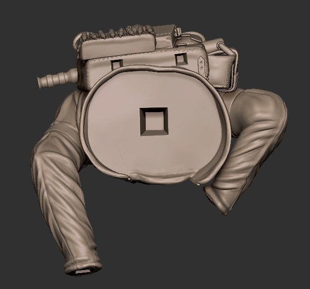 Soldier Darkzone agent STL  3D print model_9
