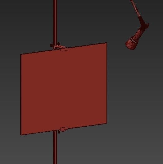 Aja Easel Floor Lamp Arteriors 3D model_6