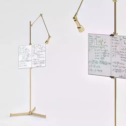 Aja Easel Floor Lamp Arteriors