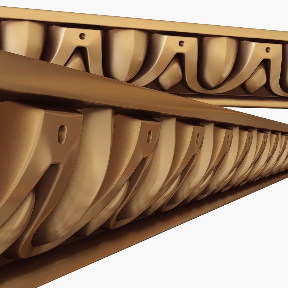 Ionic molding 3D model_3