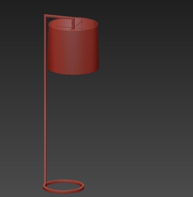 Belden Floor Lamp Arteriors 3D model_4