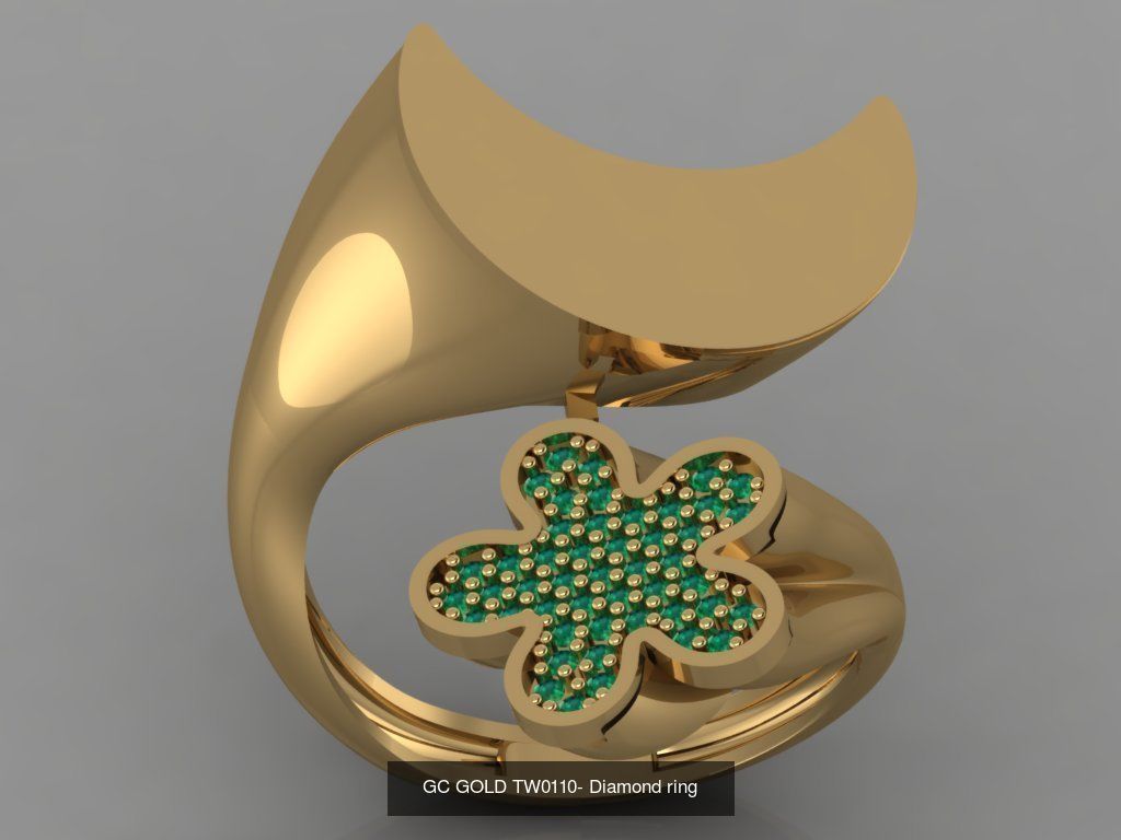 GC GOLD - Diamond gold  3D Model Collection_23