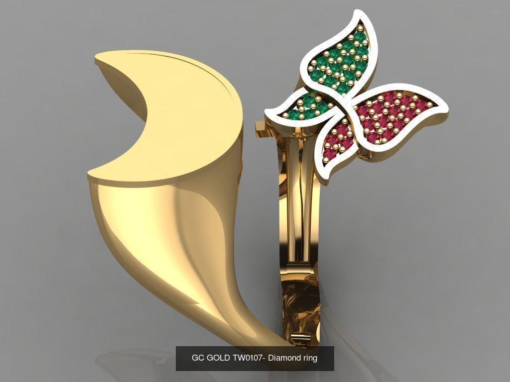 GC GOLD - Diamond gold  3D Model Collection_20