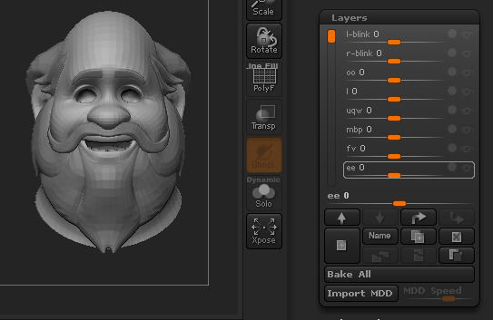 Santa Claus Big Hero with blendshapes 3D model_27