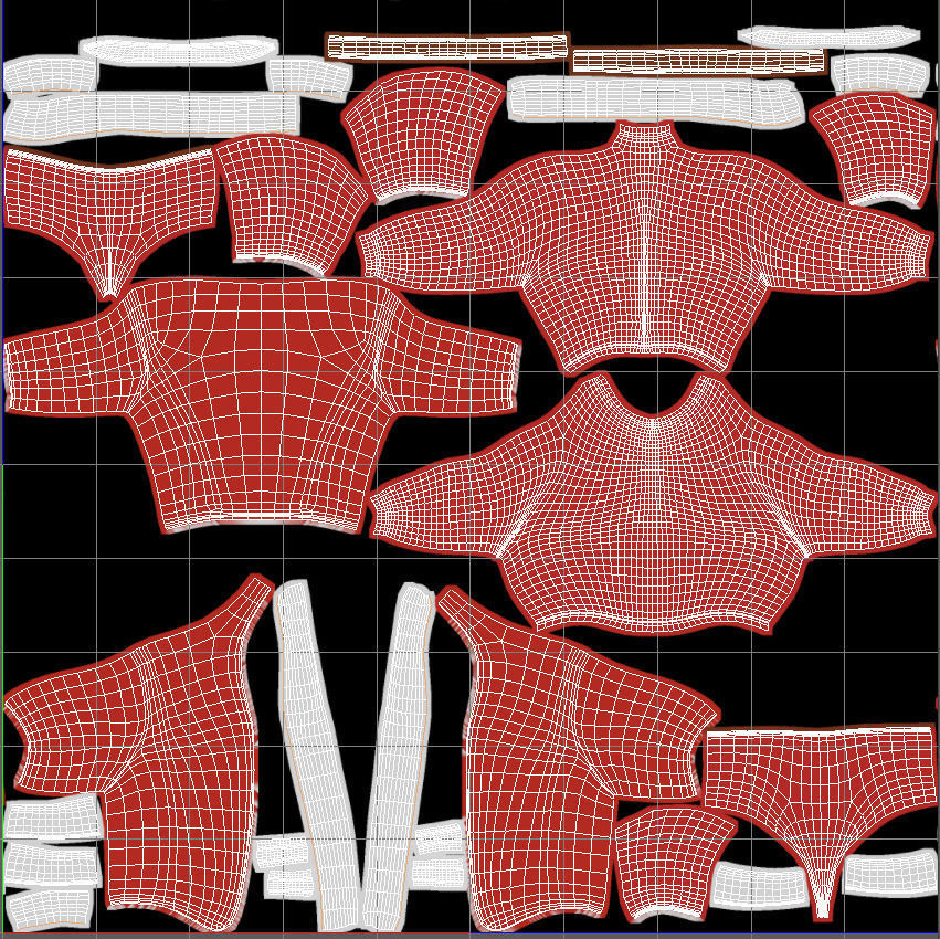 Santa Claus Big Hero with blendshapes 3D model_30