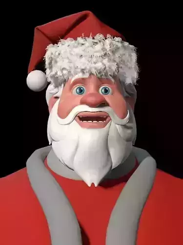 Santa Claus Big Hero with blendshapes