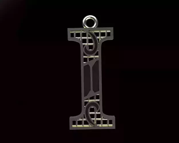 Alphabet Pendant 3D print model