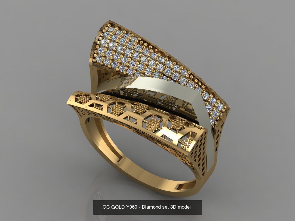 GC GOLD -Diamond gold  3D Model Collection_13