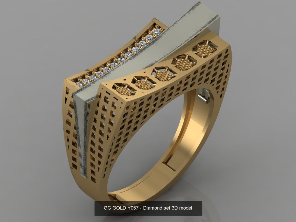 GC GOLD -Diamond gold  3D Model Collection_12