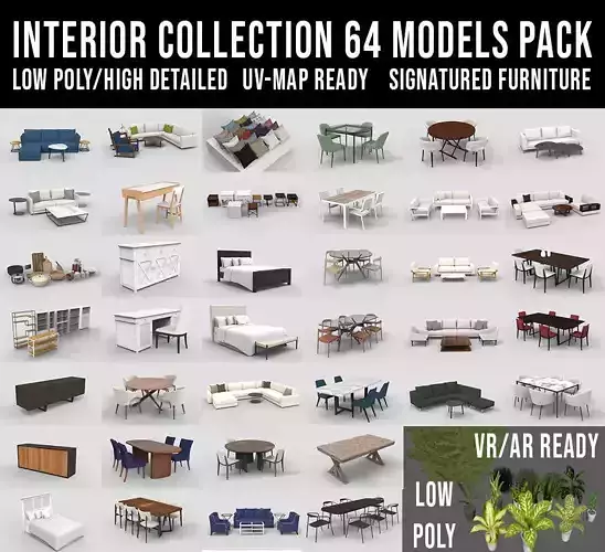INTERIOR FURNITURE MODELS 