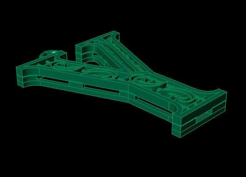 Alphabet Pendant 3D print model_3