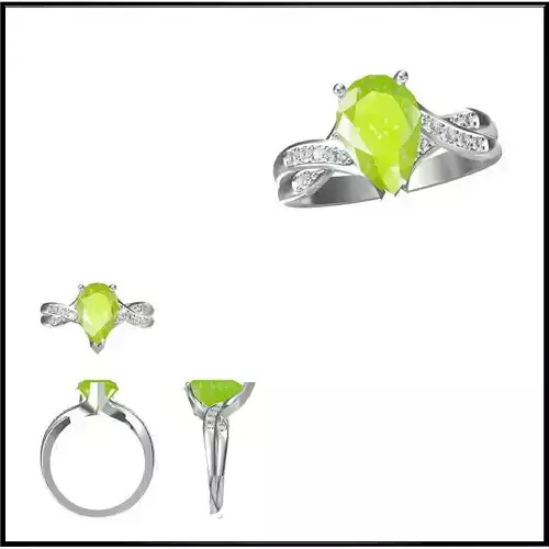 JCD Format Mens color stone rings autodesk jewelry design