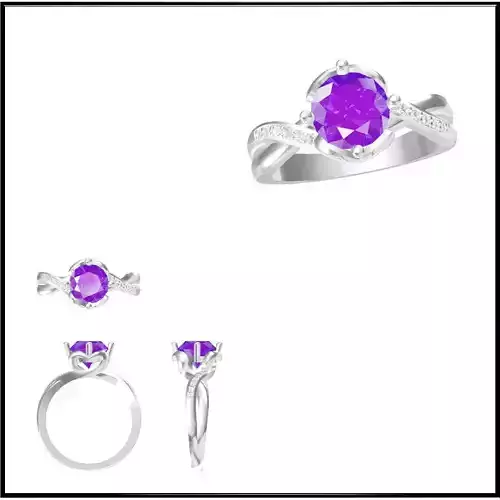 JCD Format Mens color stone rings 3d jewelry files for sale