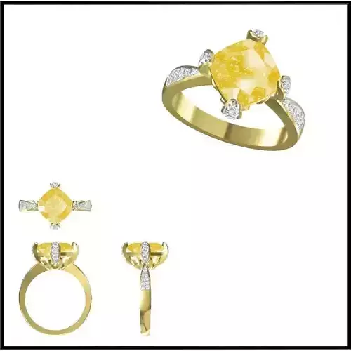 JCD Format Best color stone rings ring cad