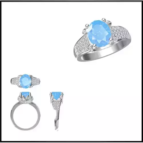 JCD Format Best color stone rings jewelry cad institute