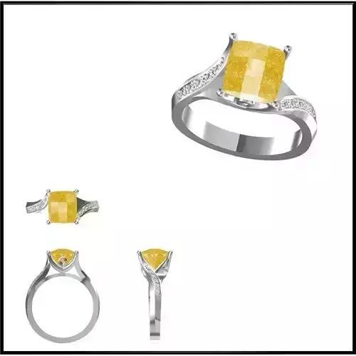 JCD Format Best color stone rings jewelcad