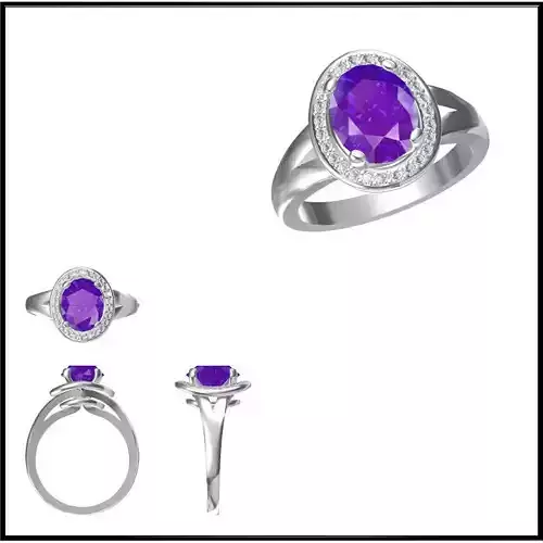 JCD Format Best color stone rings cad ring design