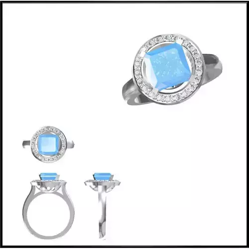 JCD Format Best color stone rings autodesk jewelry design