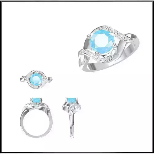 JCD Format  Best color stone rings 3design price