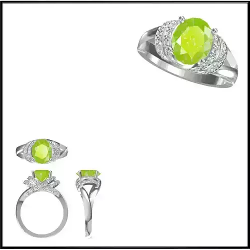 JCD Format  Best color stone rings 3d jewelry cad
