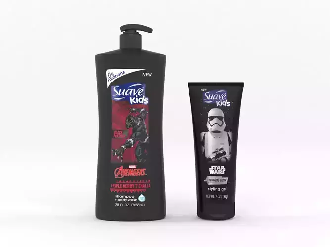 Suave Kids Shampoo 3D model