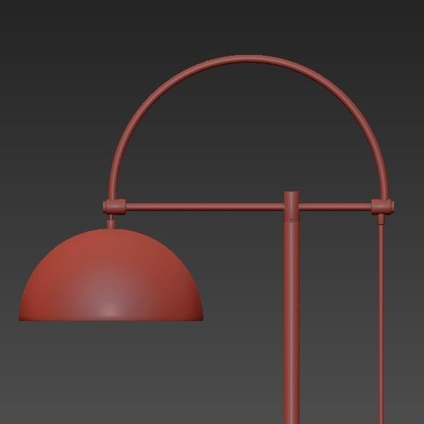 Jillian Floor Lamp  Arteriors 3D model_3