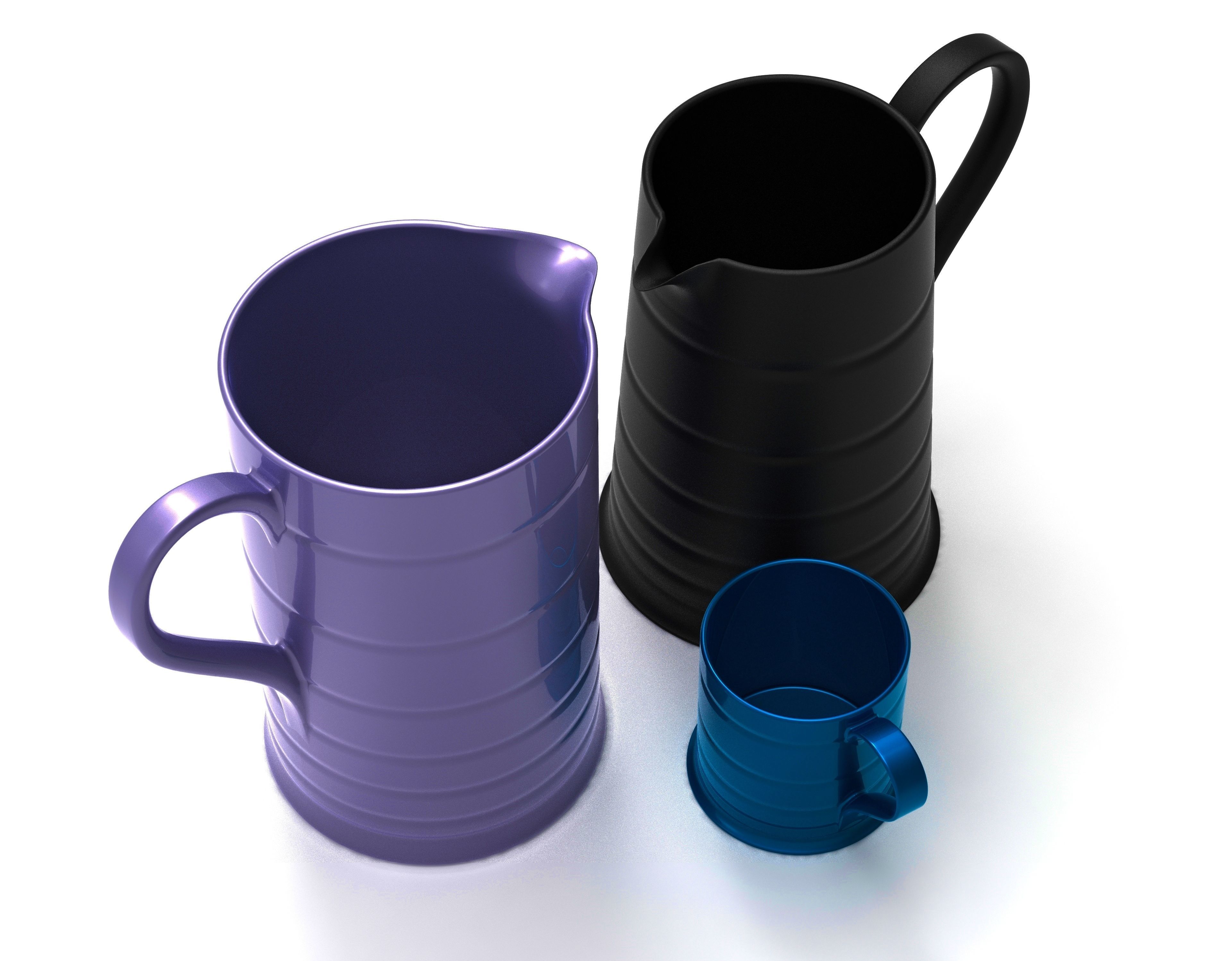 Set of Dishes 1 3D model_3