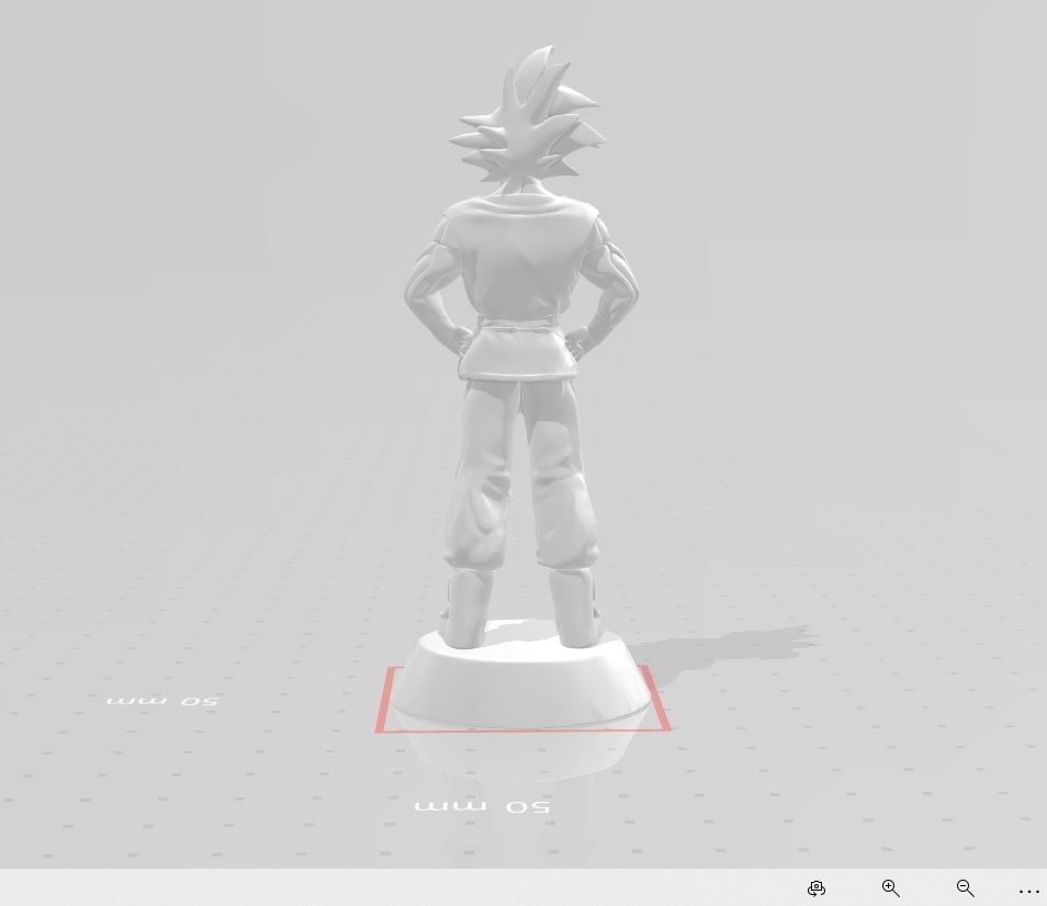 STL - Character Dragonball Goku 3D print model_4