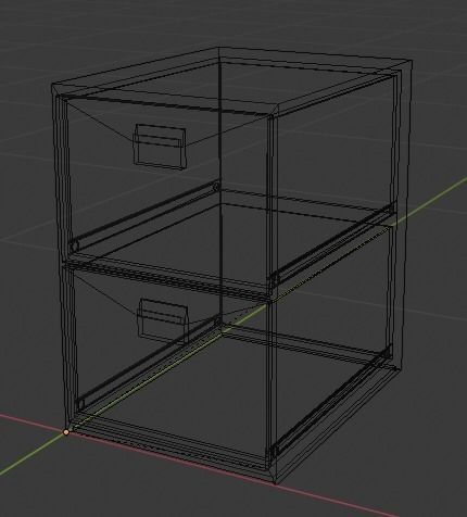 Office Cabinet 3D model_21